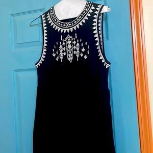 Beautiful black and white knee length dress